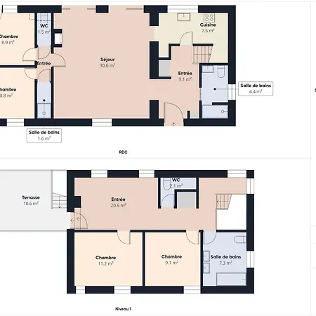 400m De La Plage, Jardin, Maison Pour 8 Holiday home *